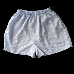 VTG Cool Clothing Womens Lightweight Lounge Pajama Short Sz M Blue Elastic Waist